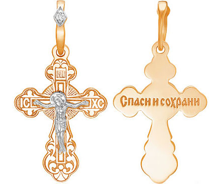 Крестики и иконки Ювелирные Традиции Kr112-3982
