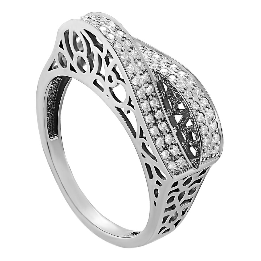 Серебряное кольцо Kabarovsky 1-057-7900 с фианитами