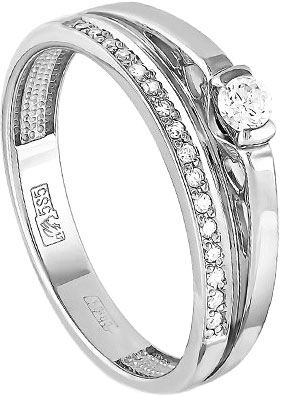 Помолвочное кольцо из белого золота Kabarovsky 1-1325-1000 с бриллиантами