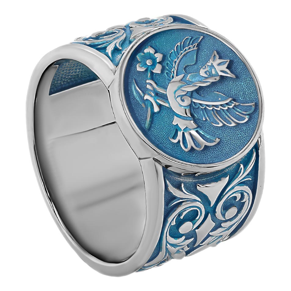 Серебряное кольцо Kabarovsky 1-161-0033
