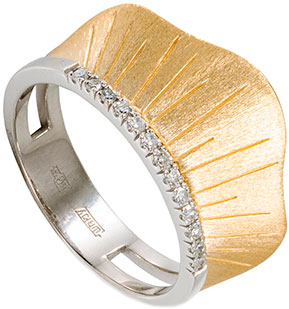 Золотое кольцо Kabarovsky 11-11626-1000 с бриллиантами