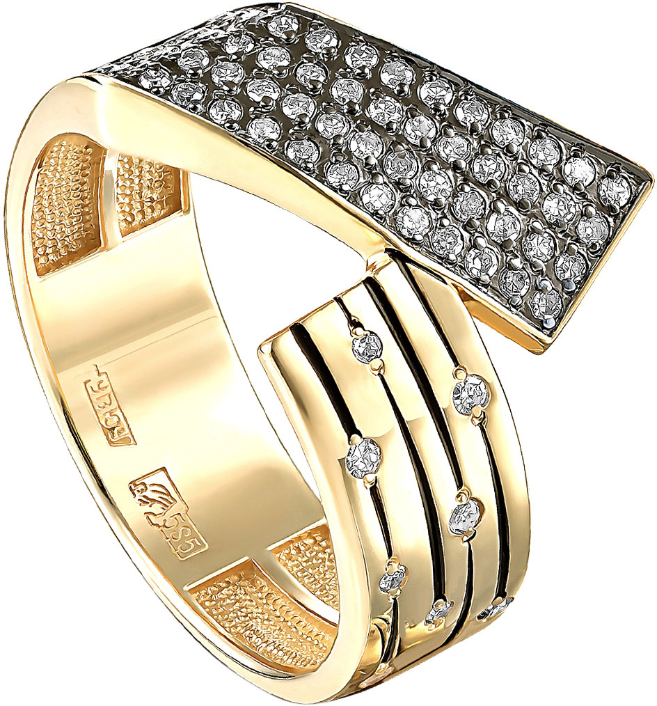 Золотое кольцо Kabarovsky 11-21149-1002 с бриллиантами