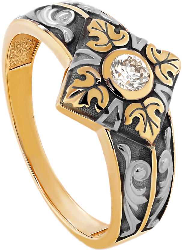 Золотое кольцо Kabarovsky 11-21651-9289 с бриллиантом