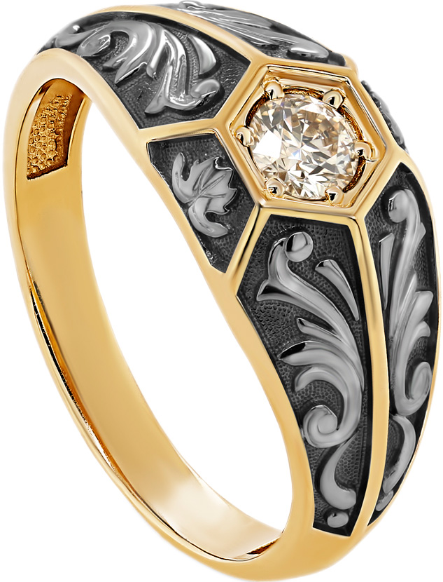 Золотое кольцо Kabarovsky 11-21654-9289 с бриллиантом