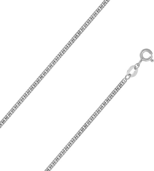Серебряная цепочка на шею Красцветмет NC-22-023-3-0-30 с панцирным плетением