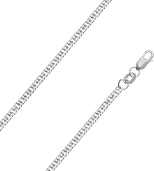 Серебряная цепочка на шею Красцветмет NC-22-023-3-0-50 с панцирным плетением