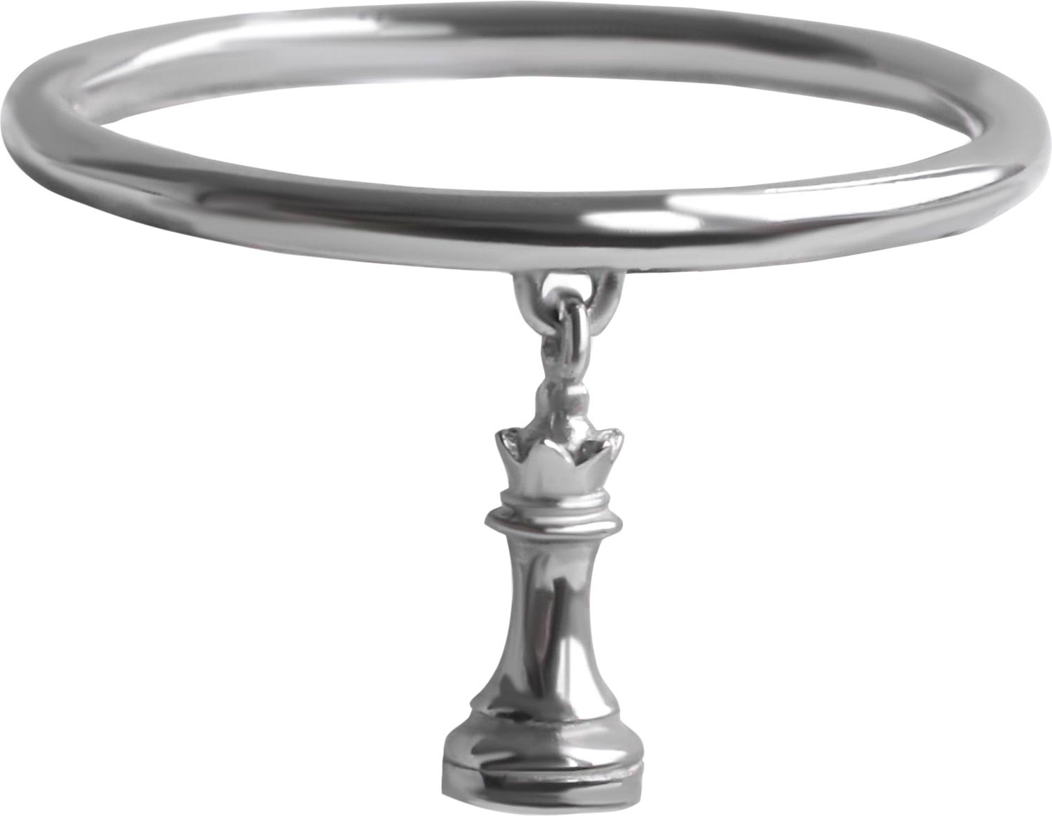 Серебряное наборное кольцо с подвеской ''Ферзь'' Lena Artemeva 14.01-l