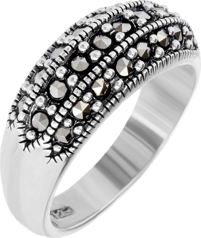 Серебряное кольцо Марказит HR326-mr с марказитами
