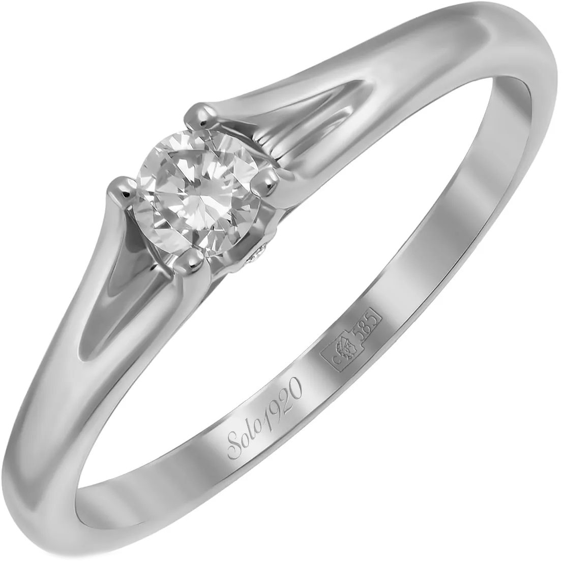 Кольца MIUZ Diamonds R01-SL06-015-G3-W