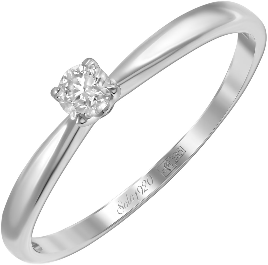 Кольца MIUZ Diamonds R01-SOL35-015-G2-W