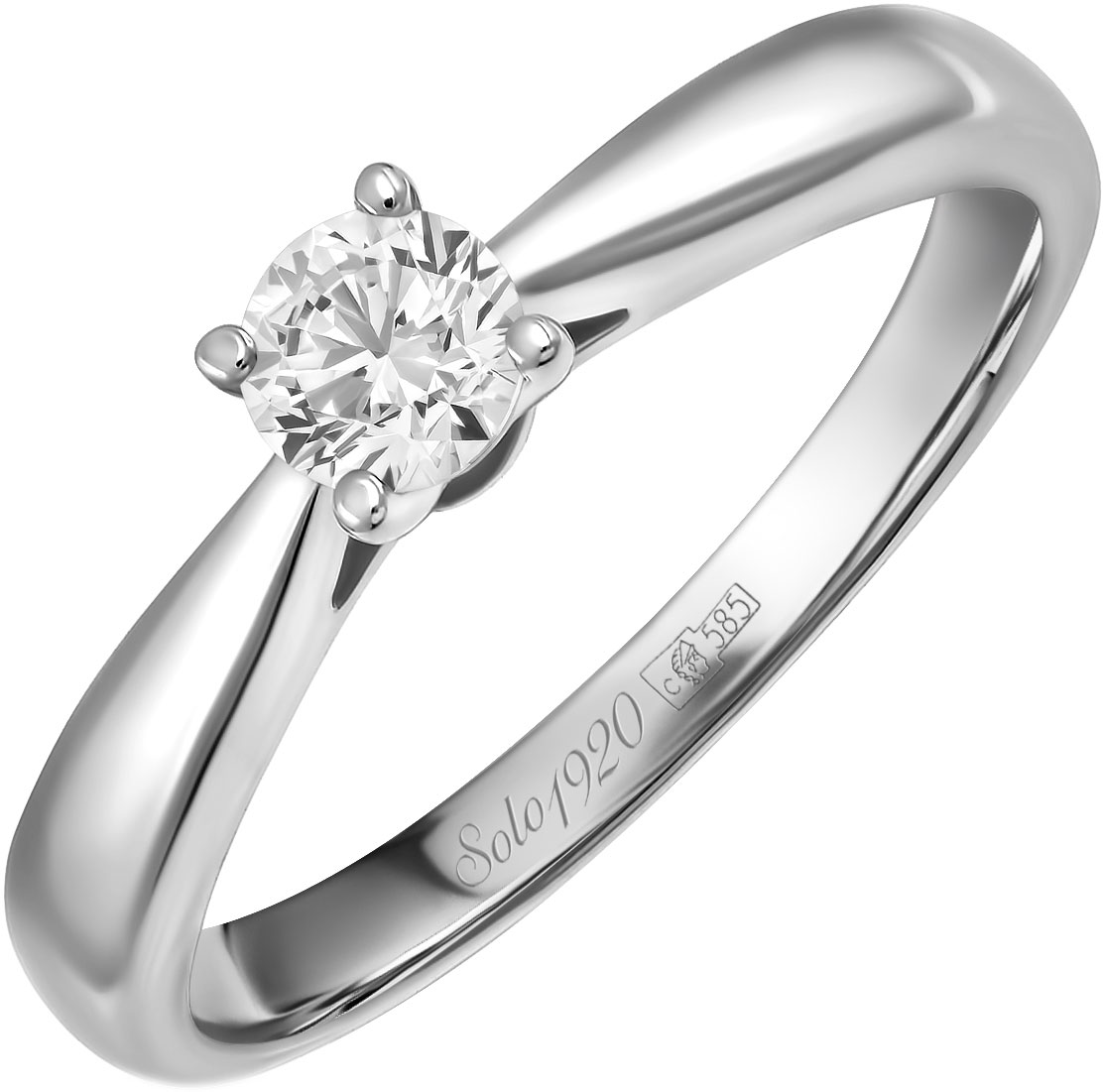 Кольца MIUZ Diamonds R01-SOL45-025-G2-W