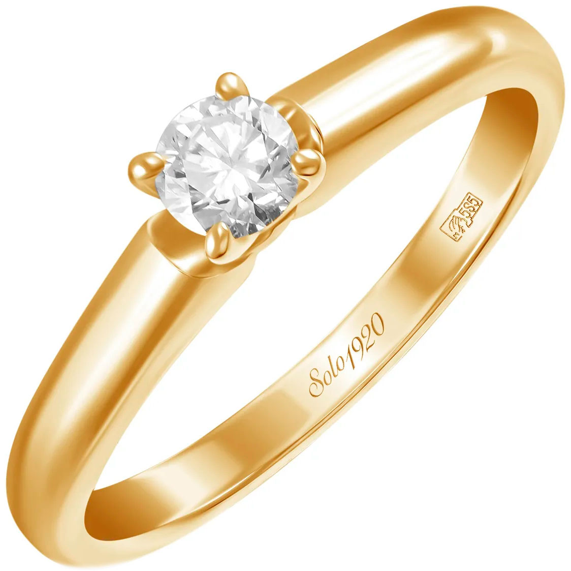 Кольца MIUZ Diamonds R01-SOL59-020-G2-Y