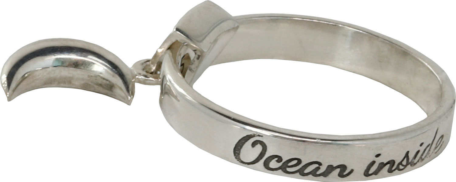 Серебряное кольцо Ocean inside RO025