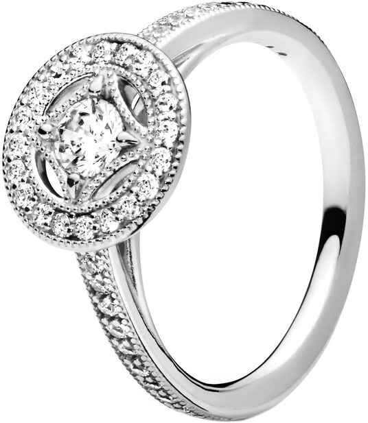 Серебряное кольцо PANDORA 191006CZ с кубическим цирконием