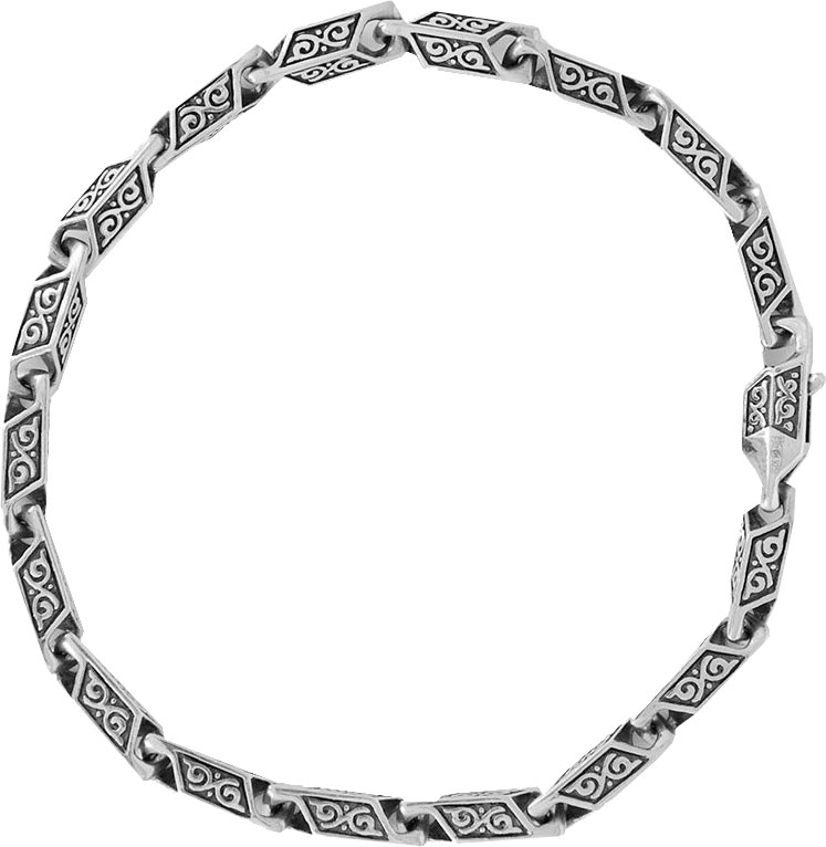 Мужской серебряный браслет Persian BS021
