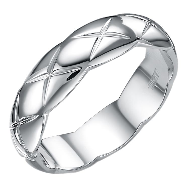 Платиновое обручальное кольцо Platika 1-0431-900