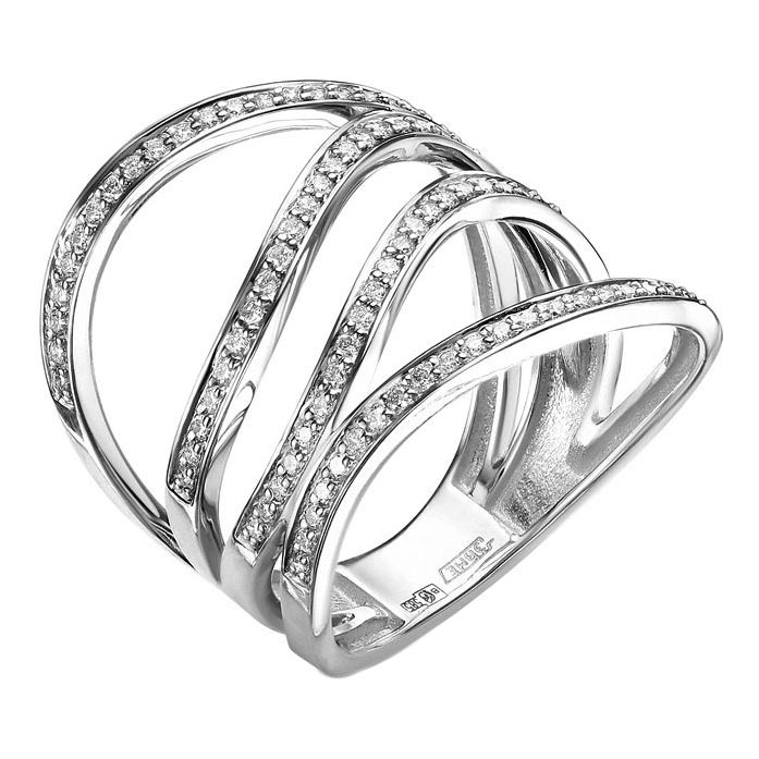 Платиновое кольцо Platika 1-0511504-901 с бриллиантами