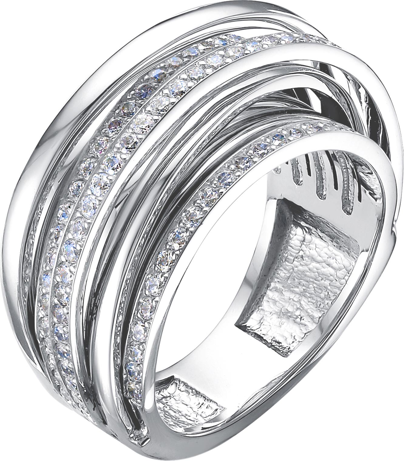 Платиновое кольцо Platika 1-11-0012-901 с бриллиантами