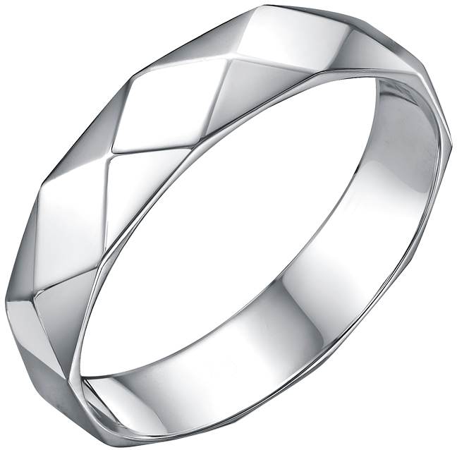 Обручальное парное кольцо из платины Platika 6-0234-900 