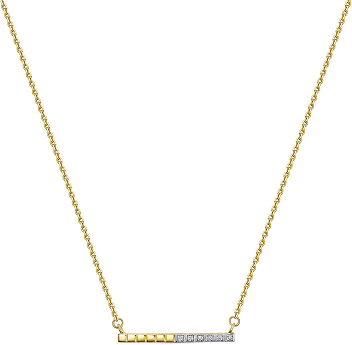 Золотое колье с подвеской Platika 9-0253-301 с бриллиантами
