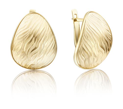 Золотые серьги PLATINA Jewelry 02-3758-00-000-1130-04