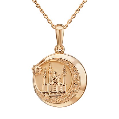 Золотая подвеска PLATINA Jewelry 03-2291-00-000-1110-01 