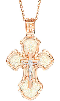 Крестики и иконки PLATINA Jewelry 03-2305-00-292-1111-46