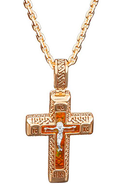 Крестики и иконки PLATINA Jewelry 03-2632-00-271-1111-58
