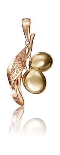 Золотая подвеска PLATINA Jewelry 03-2911-00-000-1113-42