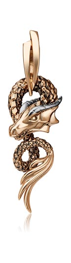 Золотой кулон PLATINA Jewelry 03-3111-00-000-1110-48