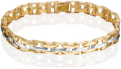 Золотой браслет PLATINA Jewelry 05-0595-00-000-1121-65 с фианитами
