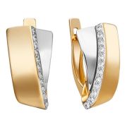 Серьги PLATINA Jewelry 02-4570-00-401-1121-23