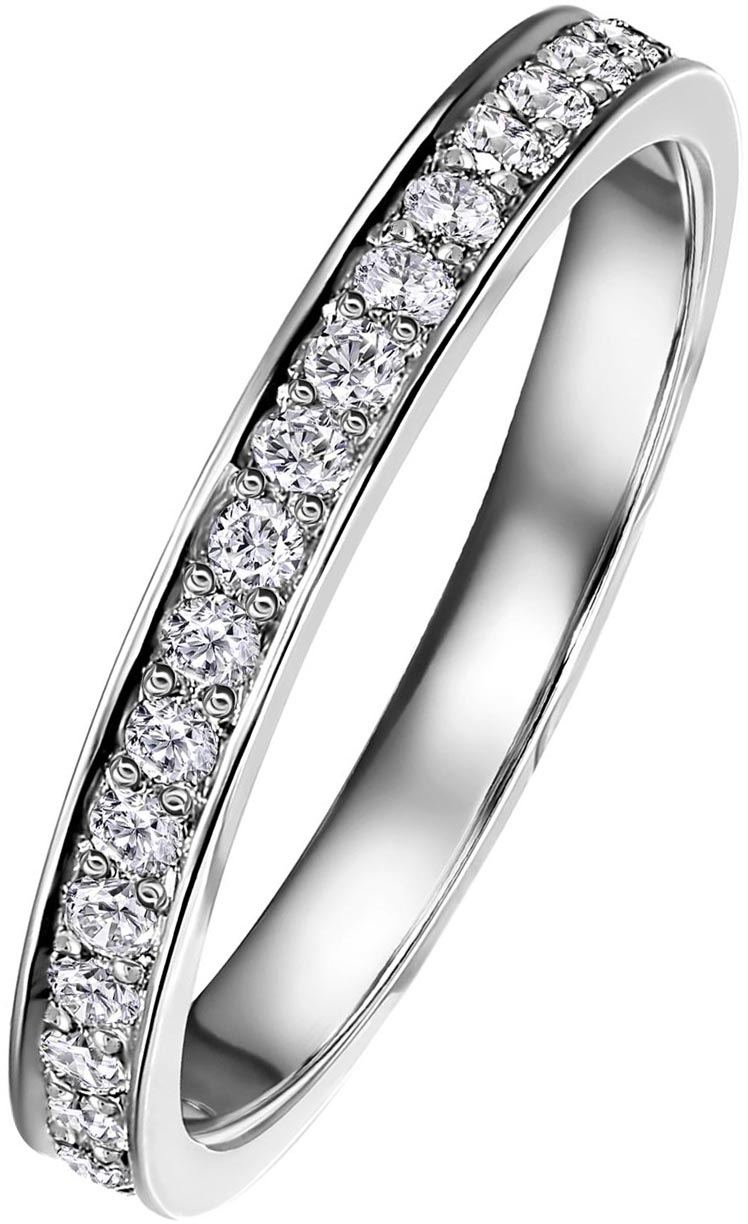 Обручальное кольцо из платины PALLADIUM 0111.00345-ra c бриллиантом