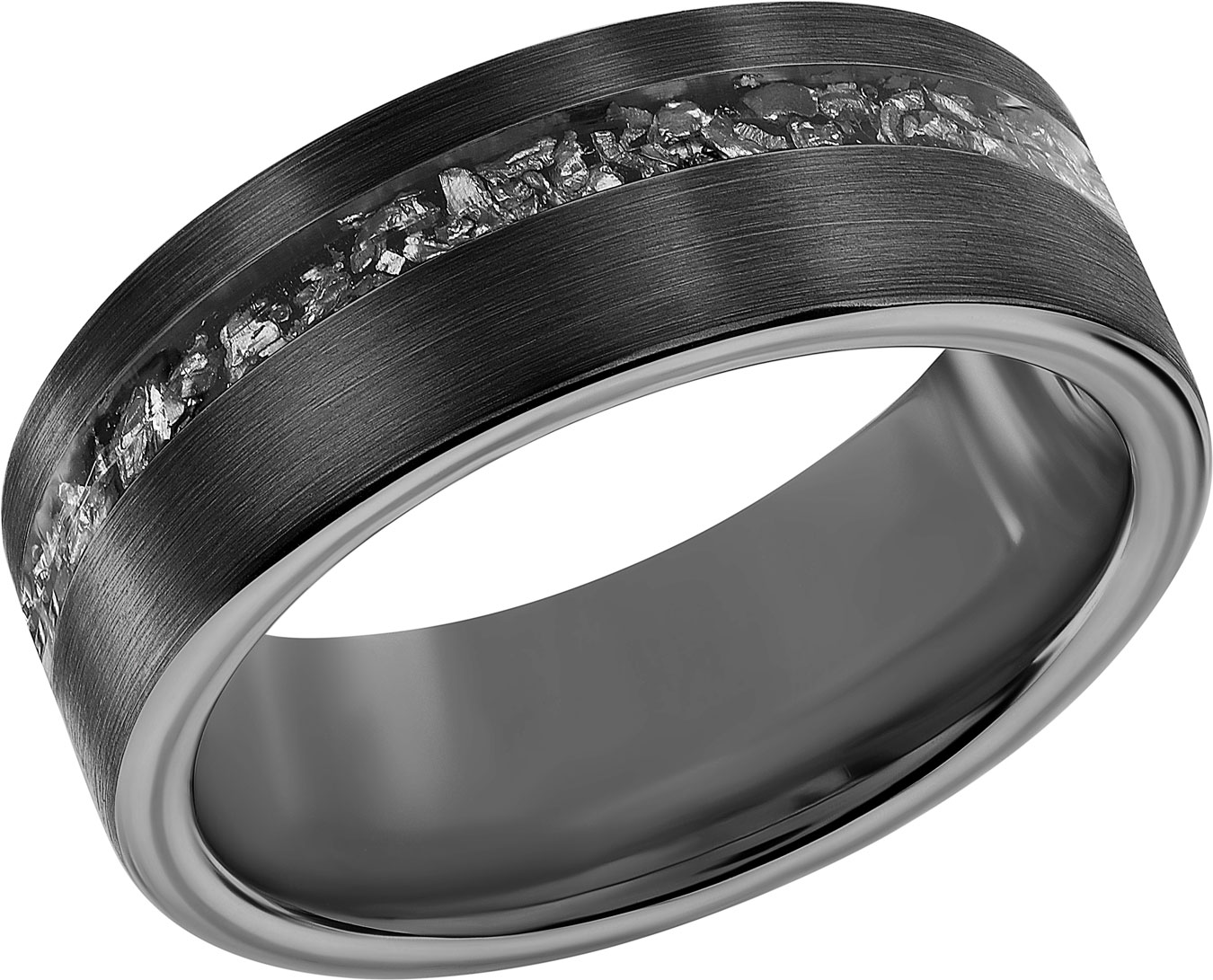 Мужское вольфрамовое кольцо POYA POYA-N-013