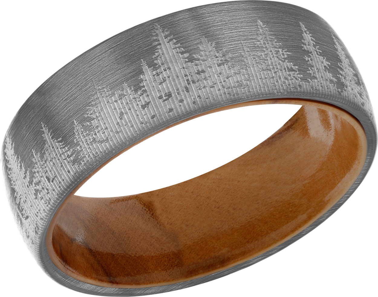 Мужское вольфрамовое кольцо POYA POYA-N-098