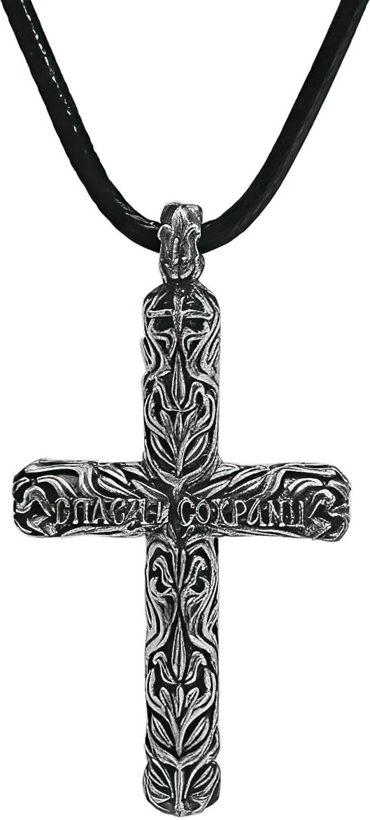 Мужской серебряный православный крестик PROCUDA KPR-001 
