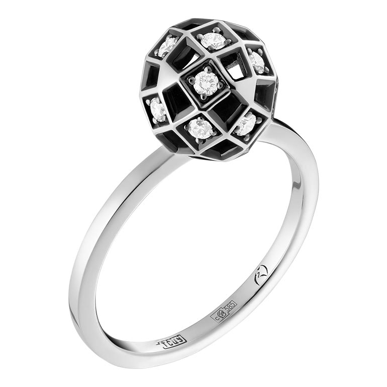 Кольцо из белого золота Ringo ZK-7593-W с бриллиантами