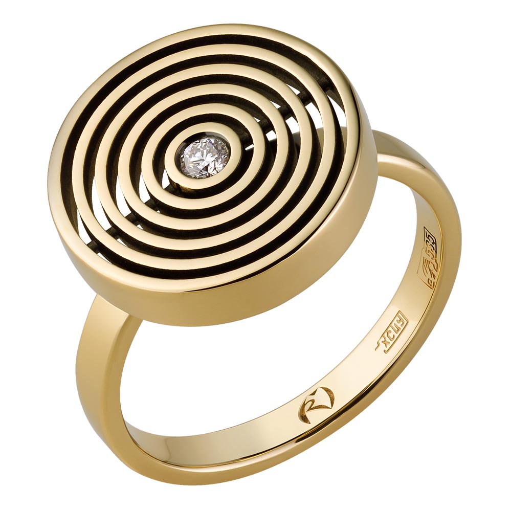 Золотое кольцо Ringo ZK-7832-Y c бриллиантом