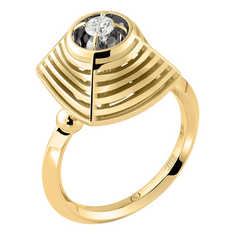 Золотое кольцо Ringo ZK-7850-Y c бриллиантом