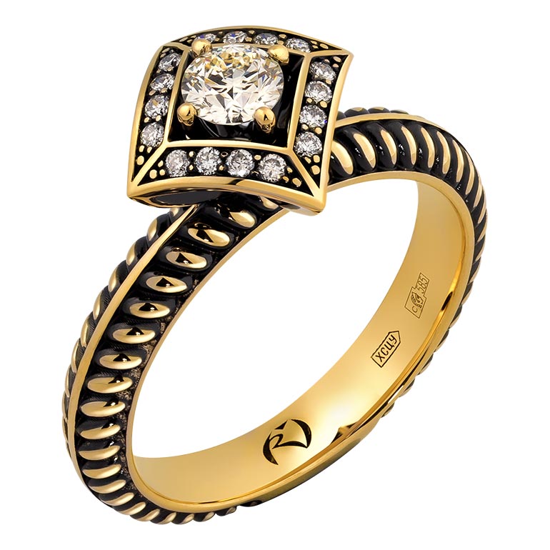 Золотое кольцо Ringo ZK-7892-Y c бриллиантами