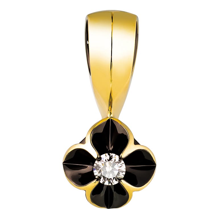Золотой кулон Ringo ZP-16005-Y c бриллиантом