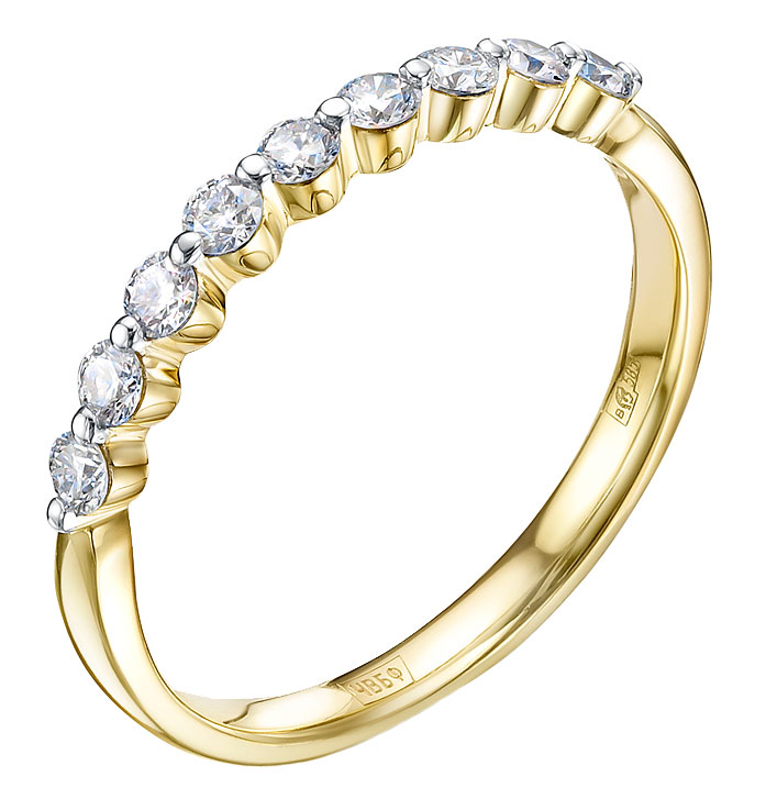 Золотое кольцо RoseGrace 5-5640-103-1ZH с бриллиантами