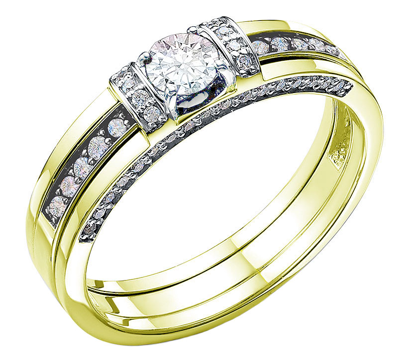 Золотое кольцо RoseGrace 5-6007-103-1ZH с бриллиантами