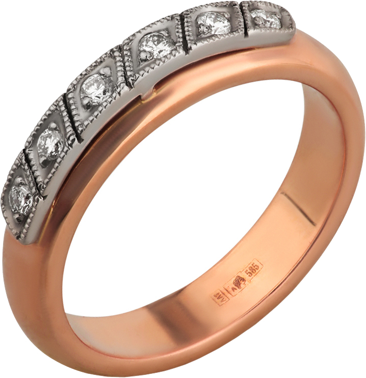 Золотое кольцо Русские Самоцветы 10283 с бриллиантами