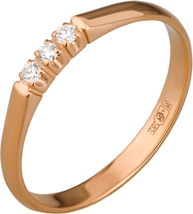 Золотое кольцо Русские Самоцветы 17011 с бриллиантами