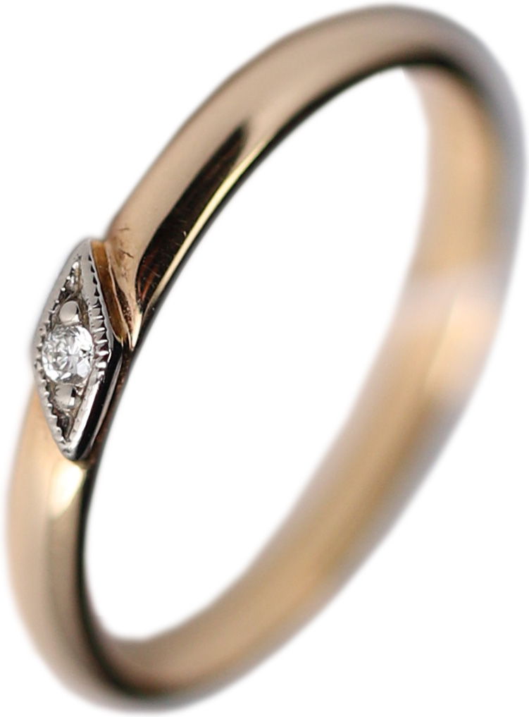 Золотое кольцо Русские Самоцветы 17835 с бриллиантом