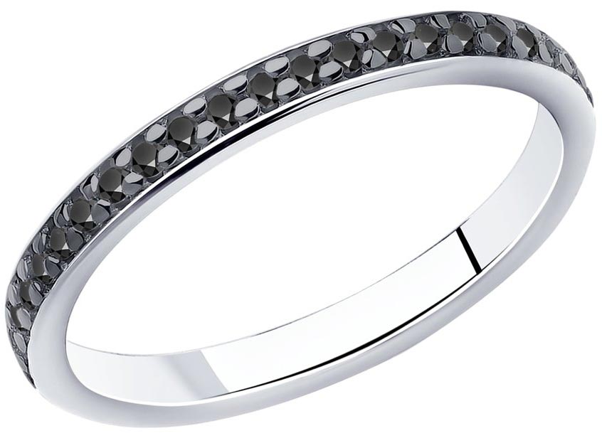 Серебряное кольцо SOKOLOV 94010700 с фианитом