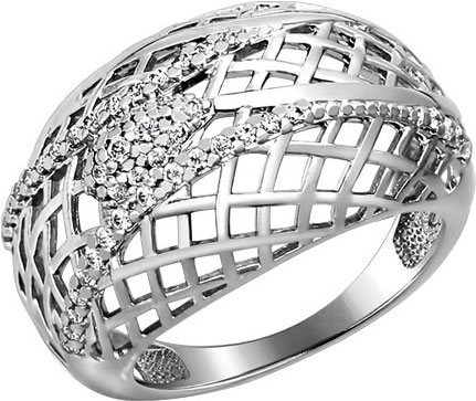 Серебряное кольцо SOKOLOV 94010819 с фианитами