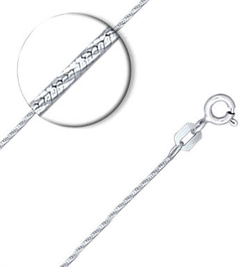 Серебряная цепочка на шею SOKOLOV 94074435 с плетением снейк