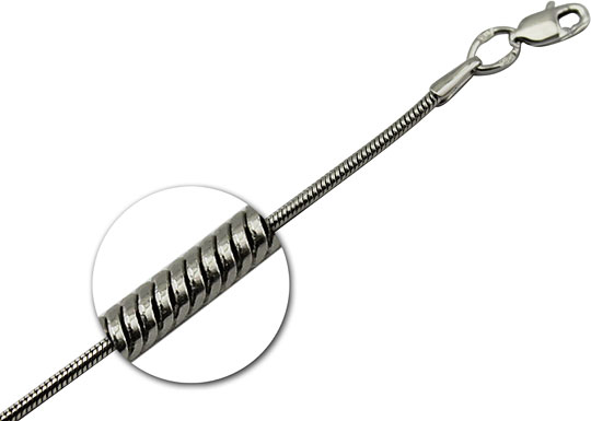 Серебряная цепочка на шею SOKOLOV 968010400_s с плетением снейк
